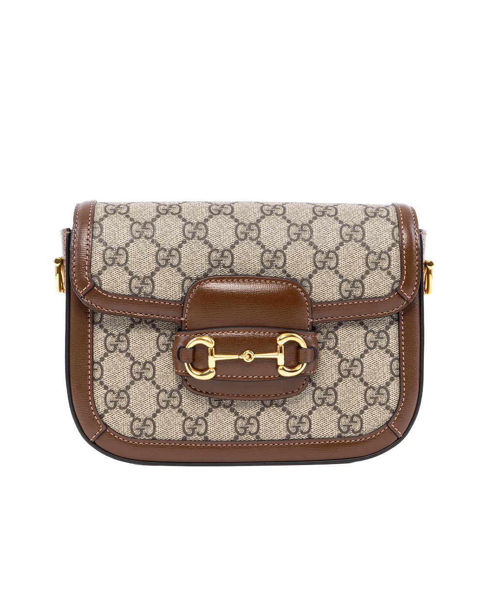 BB253561 GUCCI HORSEBIT 1955 MINI BROWN GG MONOGRAM CANVAS GHW 658574 493075