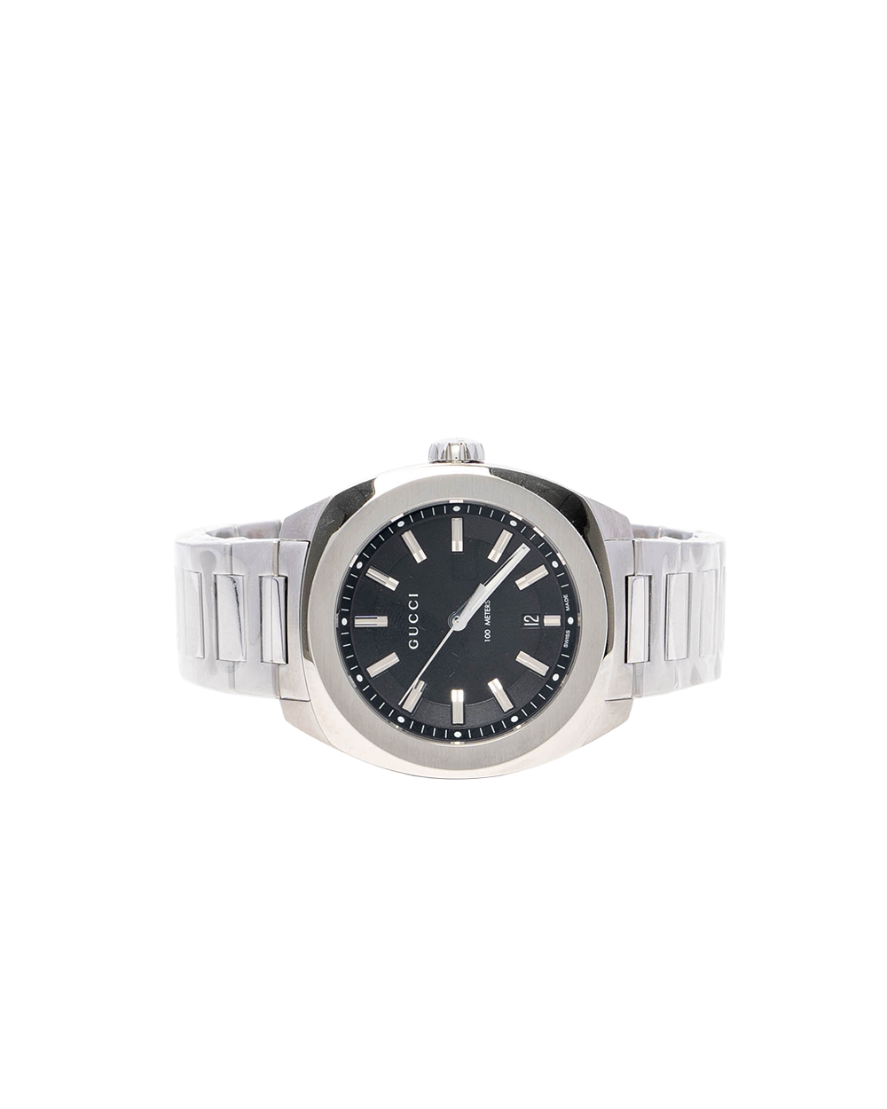 BB253579 GUCCI GG2570 WATCH 44MM BLACK STAINLESS STEEL SHW 18211457