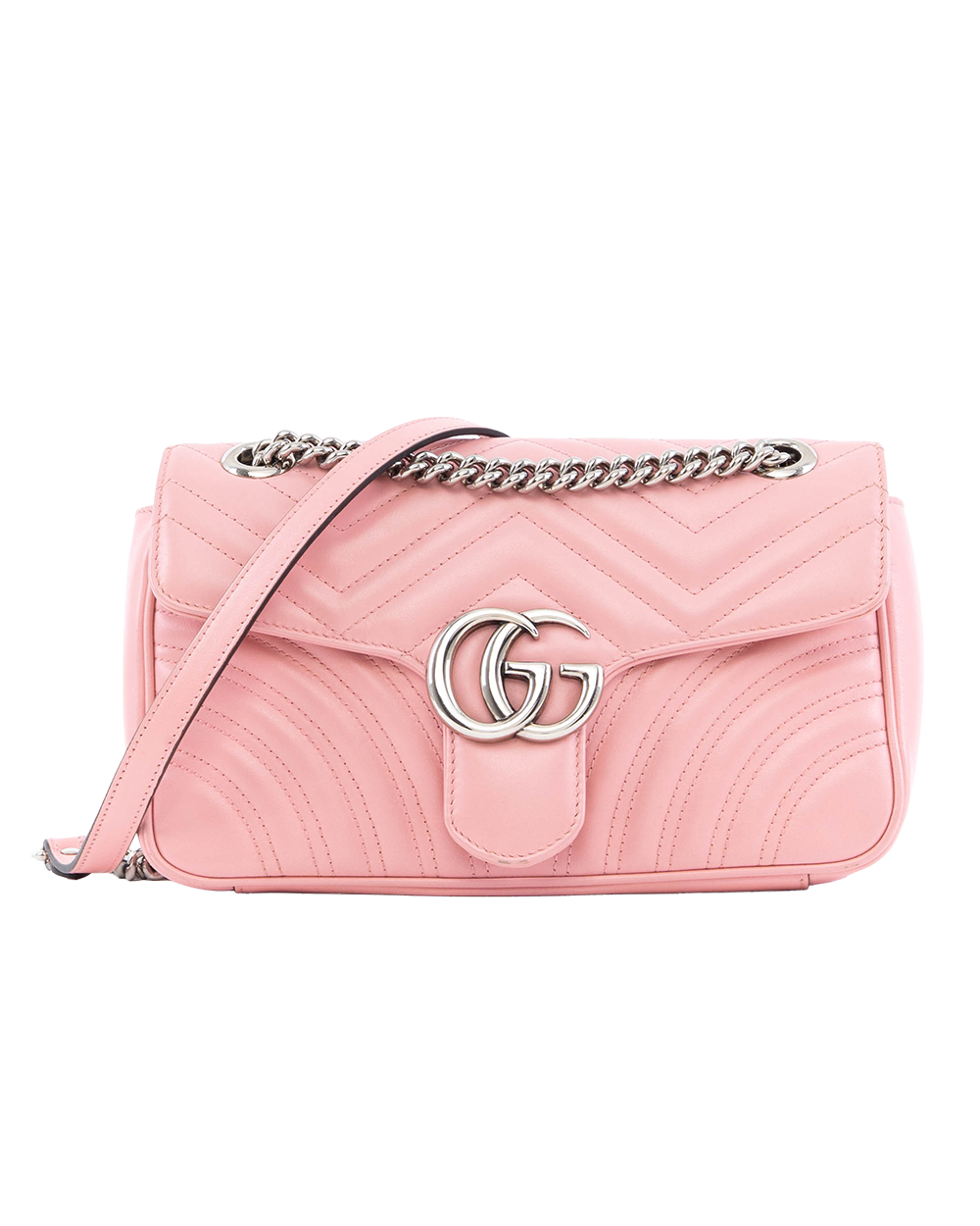 BB253596 GUCCI MARMONT 26 PINK CALF SHW 443497 213317