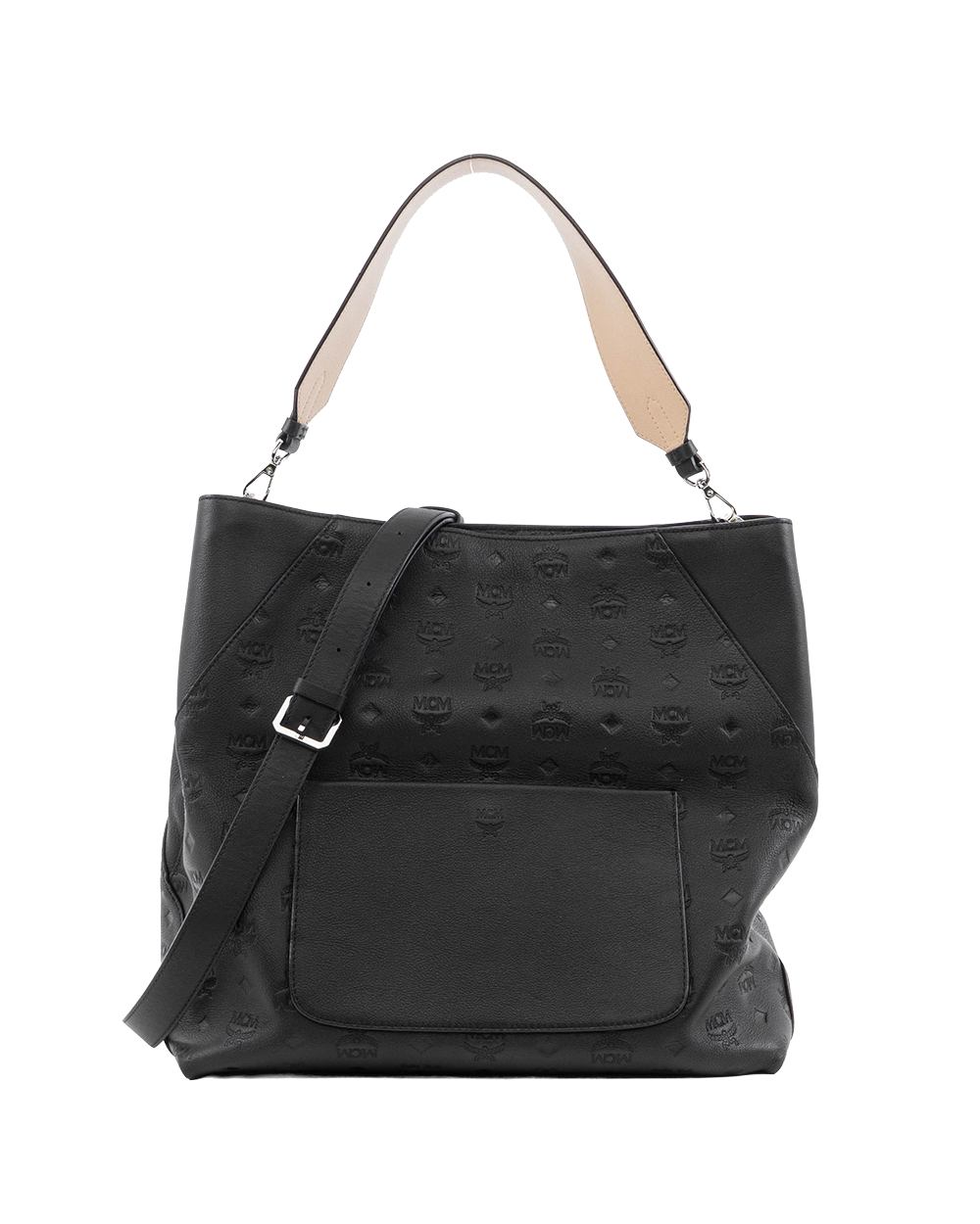 BB253621 MCM KLARA LARGE BLACK MONOGRAM LEATHER SHW MWH95KM75BK001