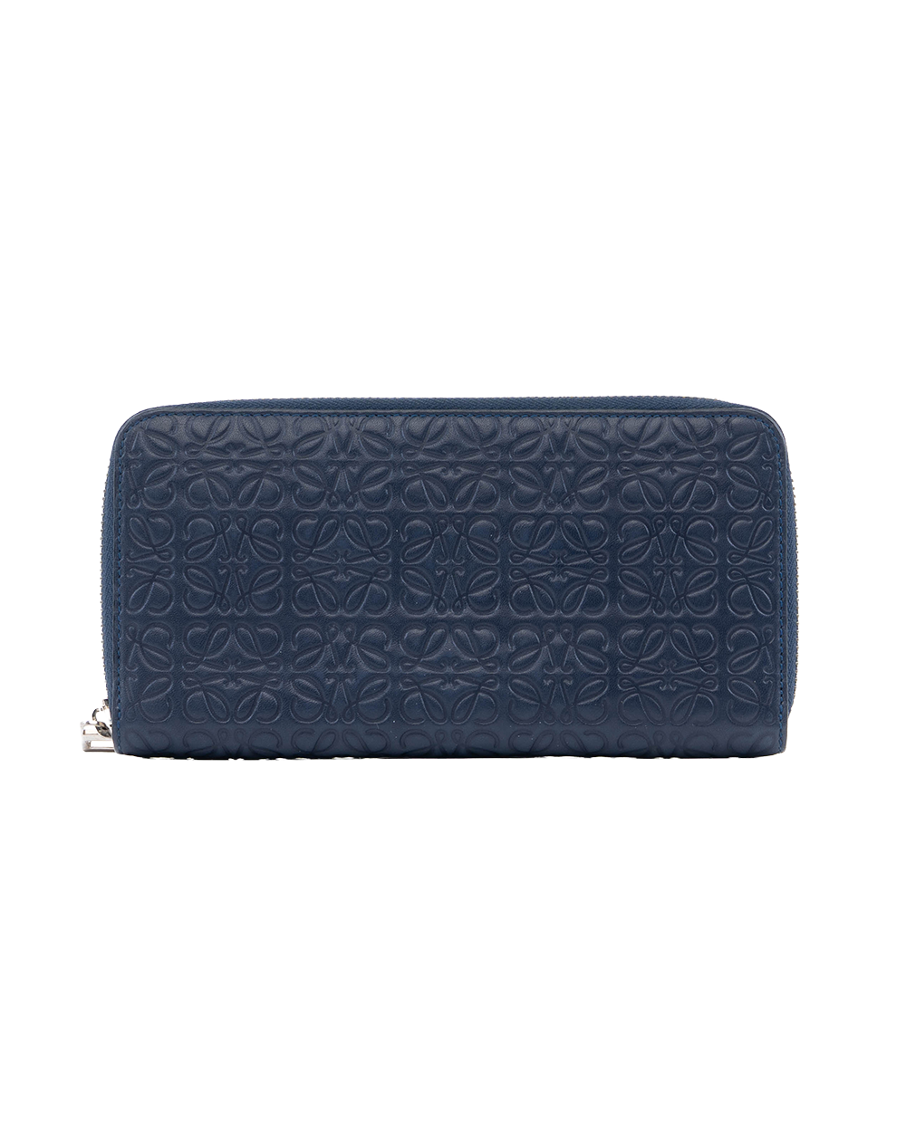 BB253785 LOEWE ANAGRAM ZIPPER WALLET LONG BLACK LEATHER SHW 481605