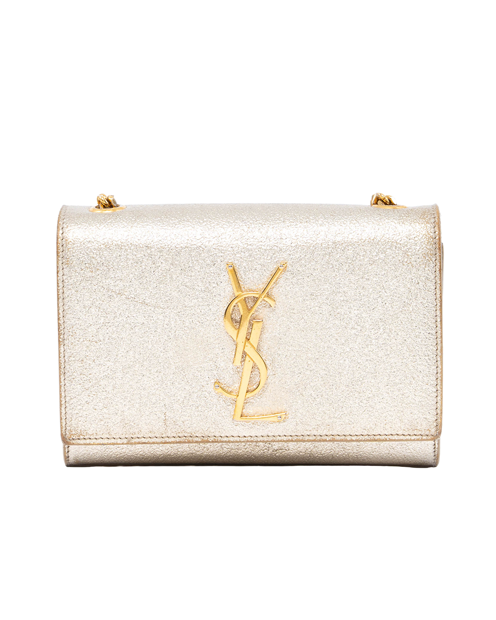 BB253845 YSL KATE MINI GOLD METALLIC LEATHER GHW