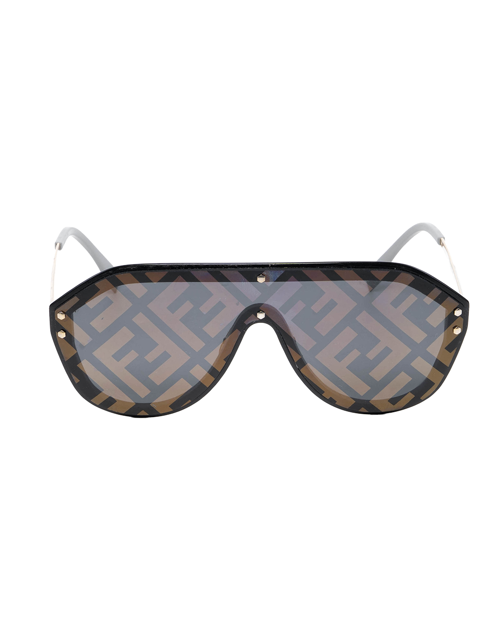 BB253849 FENDI FF M0039 BROWN BLACK GHW 2M27Y