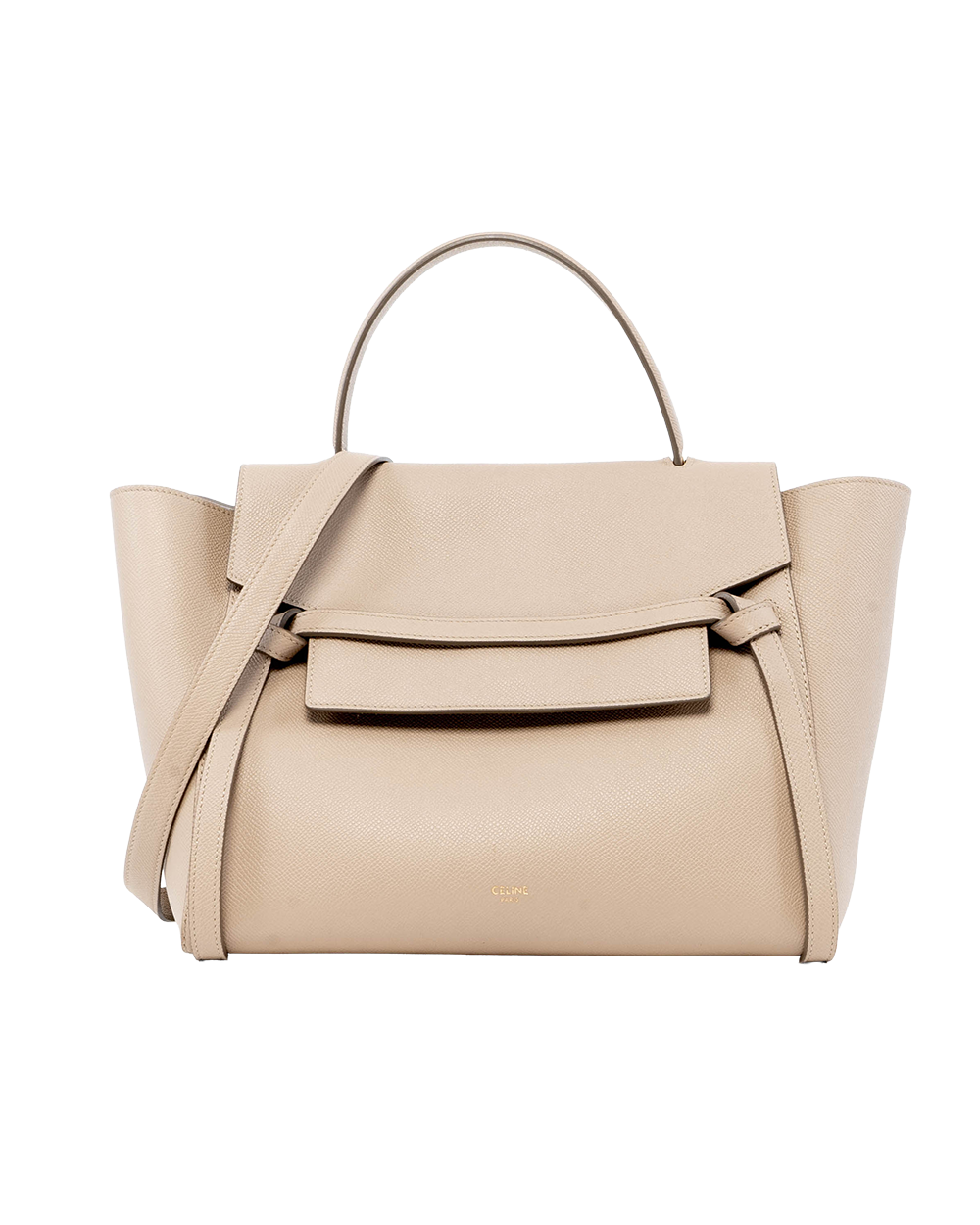 BB253854 CELINE BELT BAG MICRO BEIGE CALF GHW F AT 2159 F LM 2149