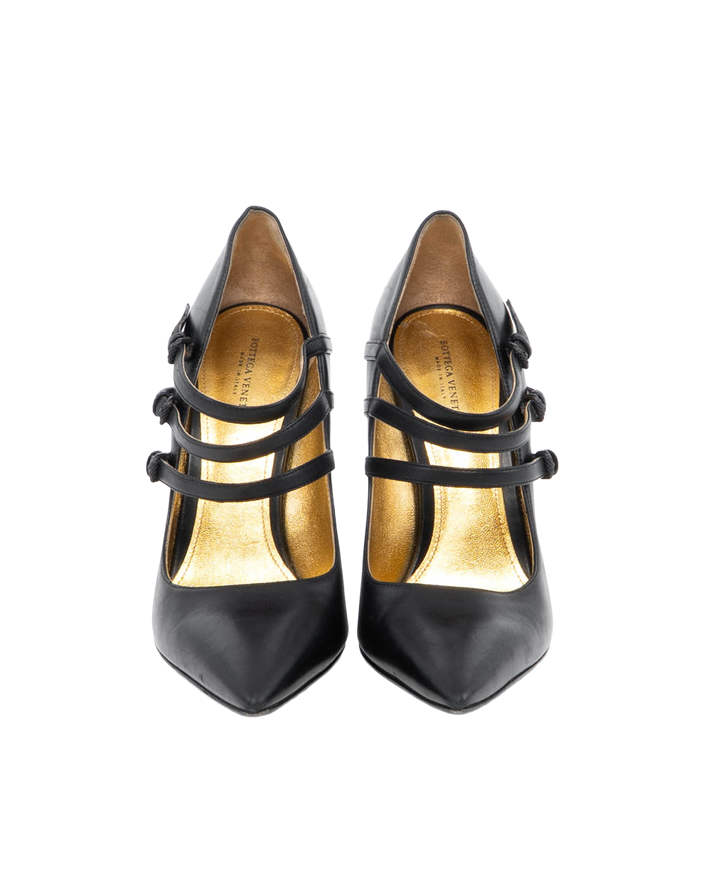BB253860 BOTTEGA HIGH HEEL 39 BLACK LEATHER BHW25