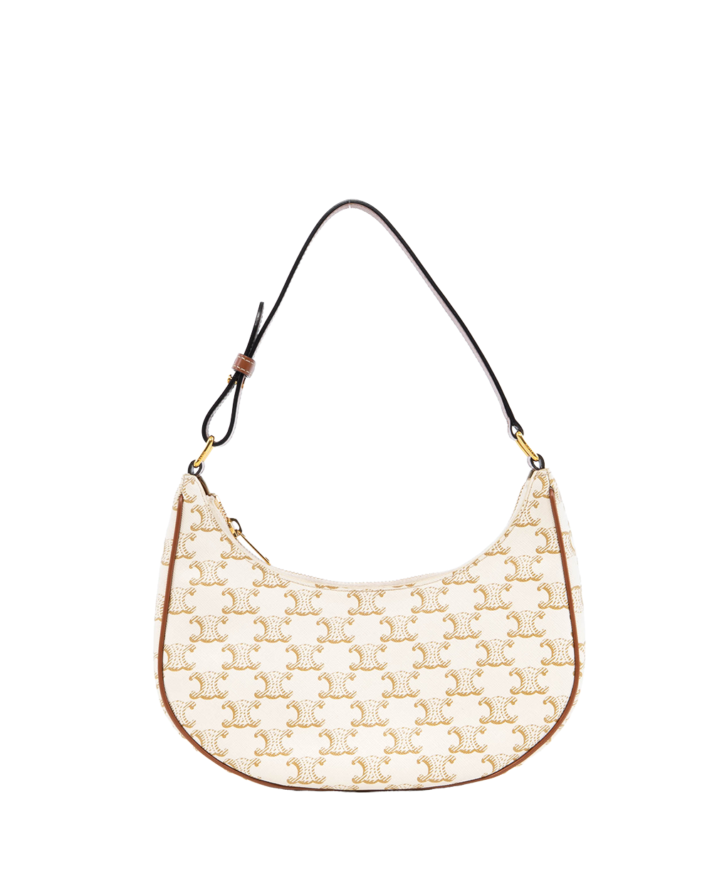 BB253909 CELINE AVA MEDIUM WHITE CANVAS GHW W GA 3201