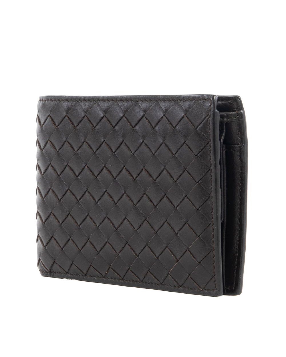 BOTTEGA 4 CARD WITH COINS BROWN CALF B06461337K 5297