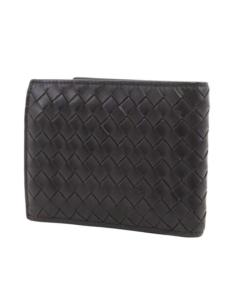BOTTEGA 4 CARD WITH COINS BROWN CALF B06461337K 5298