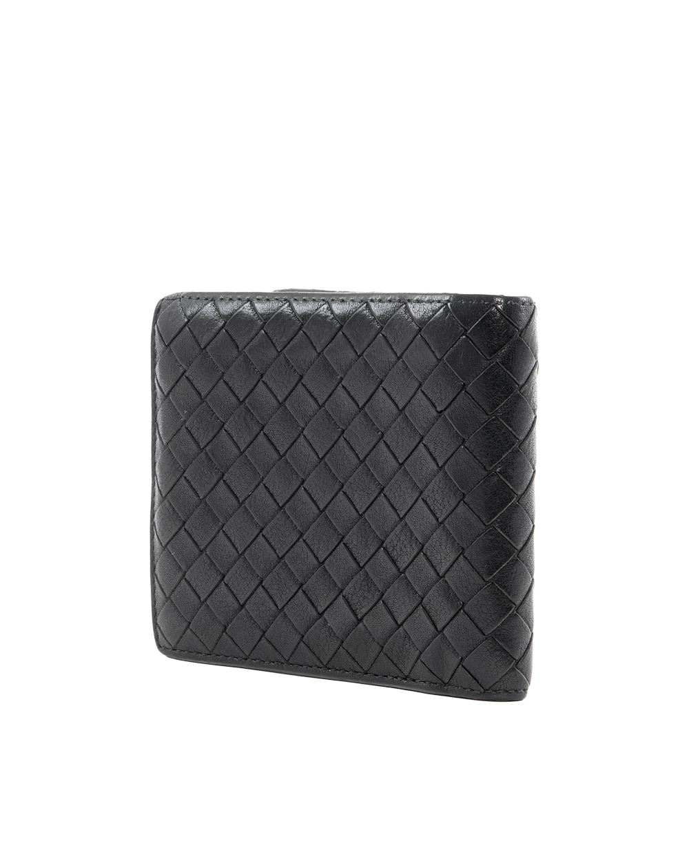 BOTTEGA 8 CARD WALLET SHORT BLACK CALF B05425922D 7207