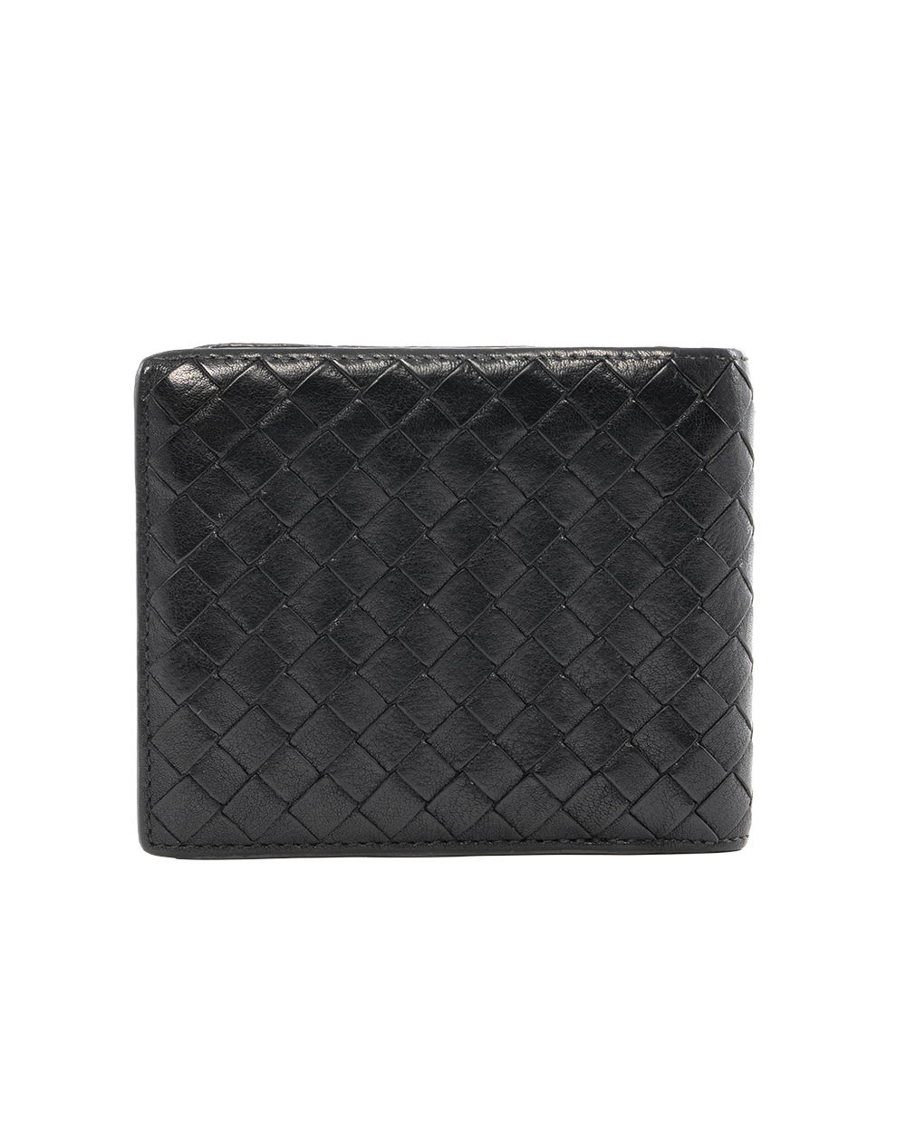 BOTTEGA 8 CARD WALLET SHORT BLACK CALF B05425922D 7208