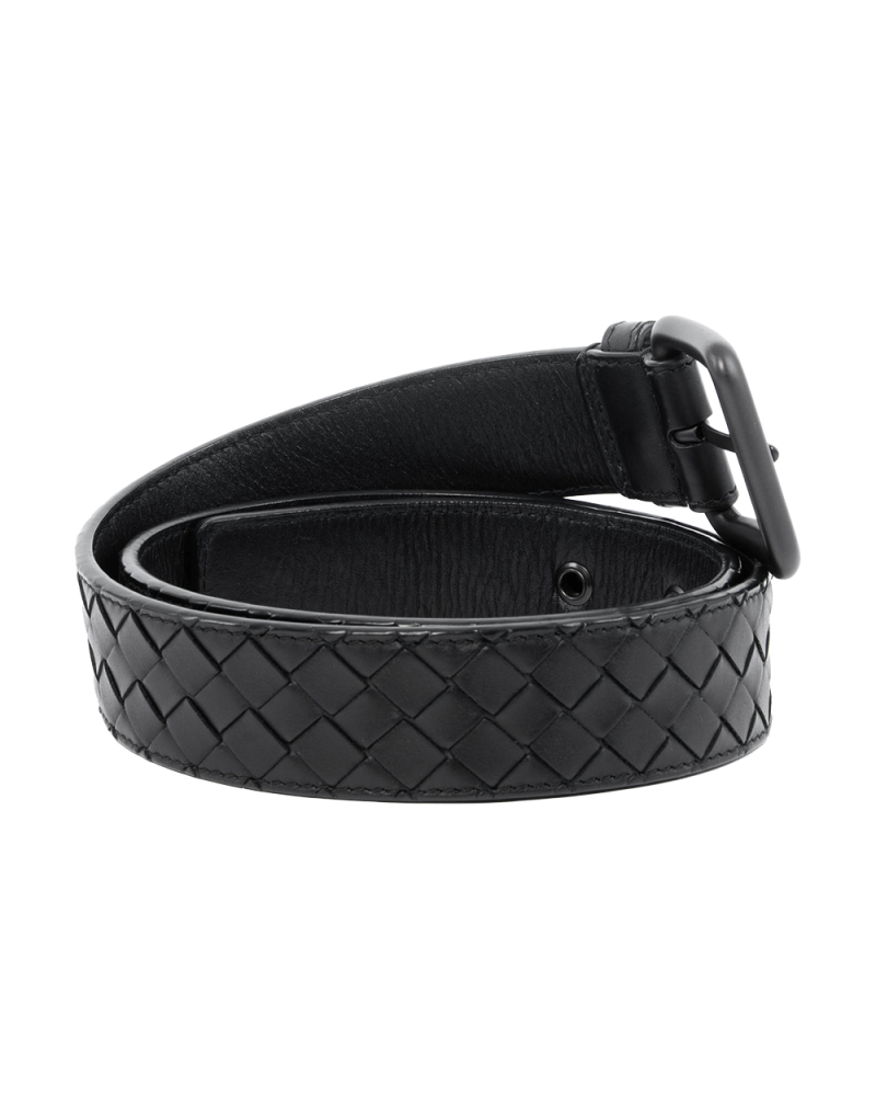 BOTTEGA BELT 80 BLACK CALF BHW 5103