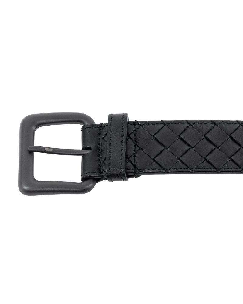 BOTTEGA BELT 80 BLACK CALF BHW 5106