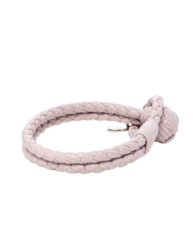 BOTTEGA BRACELET PINK LEATHER SHW 06011