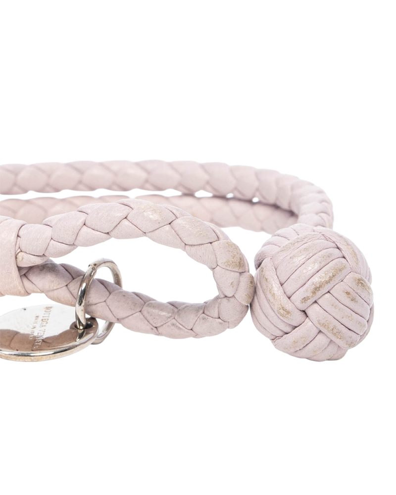 BOTTEGA BRACELET PINK LEATHER SHW 06013
