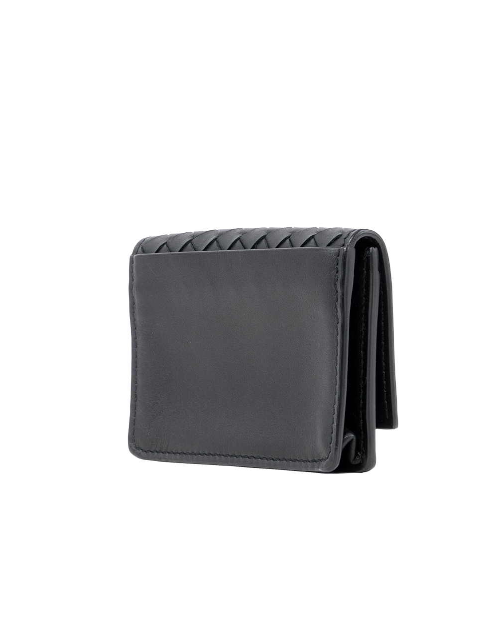 BOTTEGA CARD HOLDER SHORT BLACK CALF S01818996V 03796