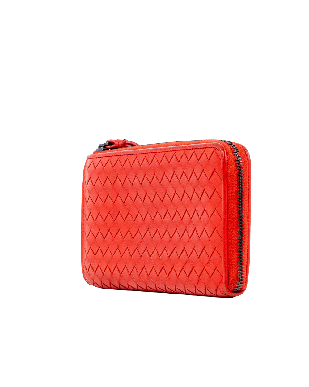 BOTTEGA INTRECCIATO ZIPPY WALLET LONG RED CALF SHW B05228900Y 05974
