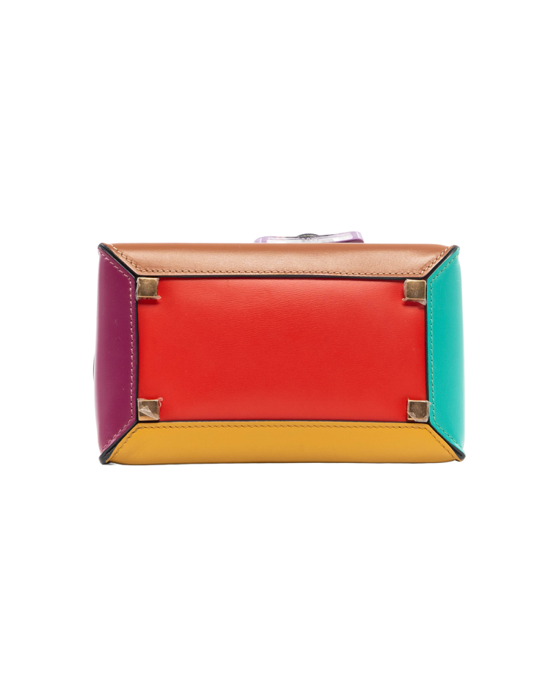 BOYY KARL 19 MULTICOLOR YELLOW RED BROWN PURPLE CALF GHW 0406