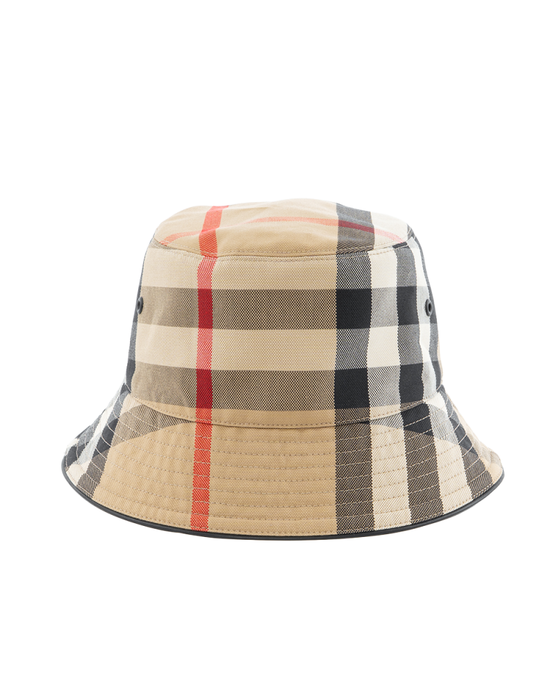 BURBERRY BUCKET HAT BEIGE &BLACK 8050065 9595
