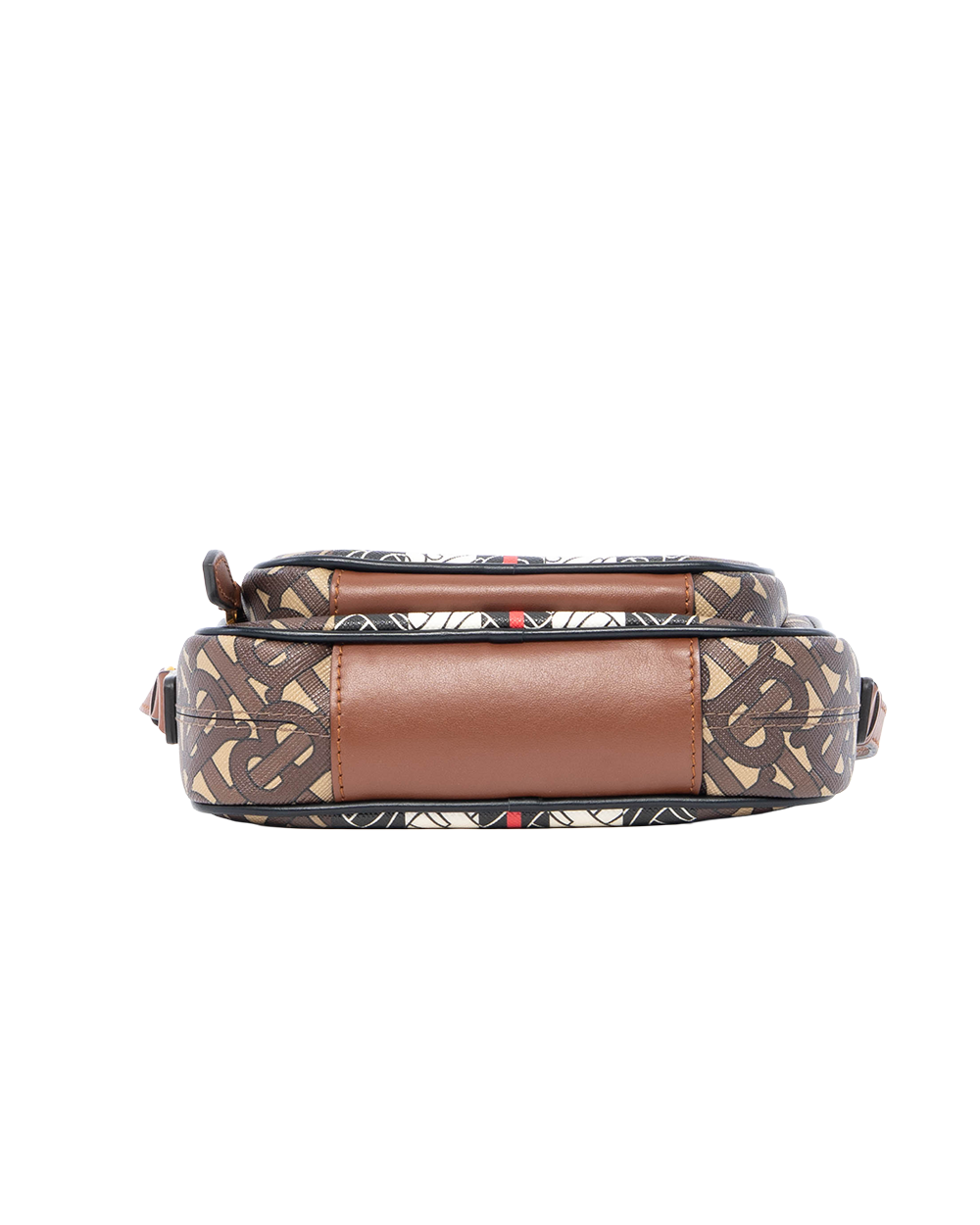 BURBERRY SHOULDER BAG MINI BROWN WHITE RED BLACK BB MONOGRAM GHW YCORD117CAL 0172