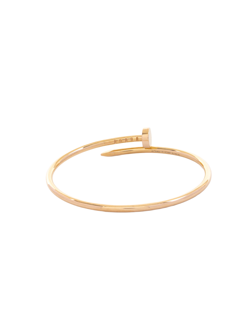 CARTIER JUSTE UN CLOU BRACELET 15 YELLOW GOLD GHW KCI487 5534