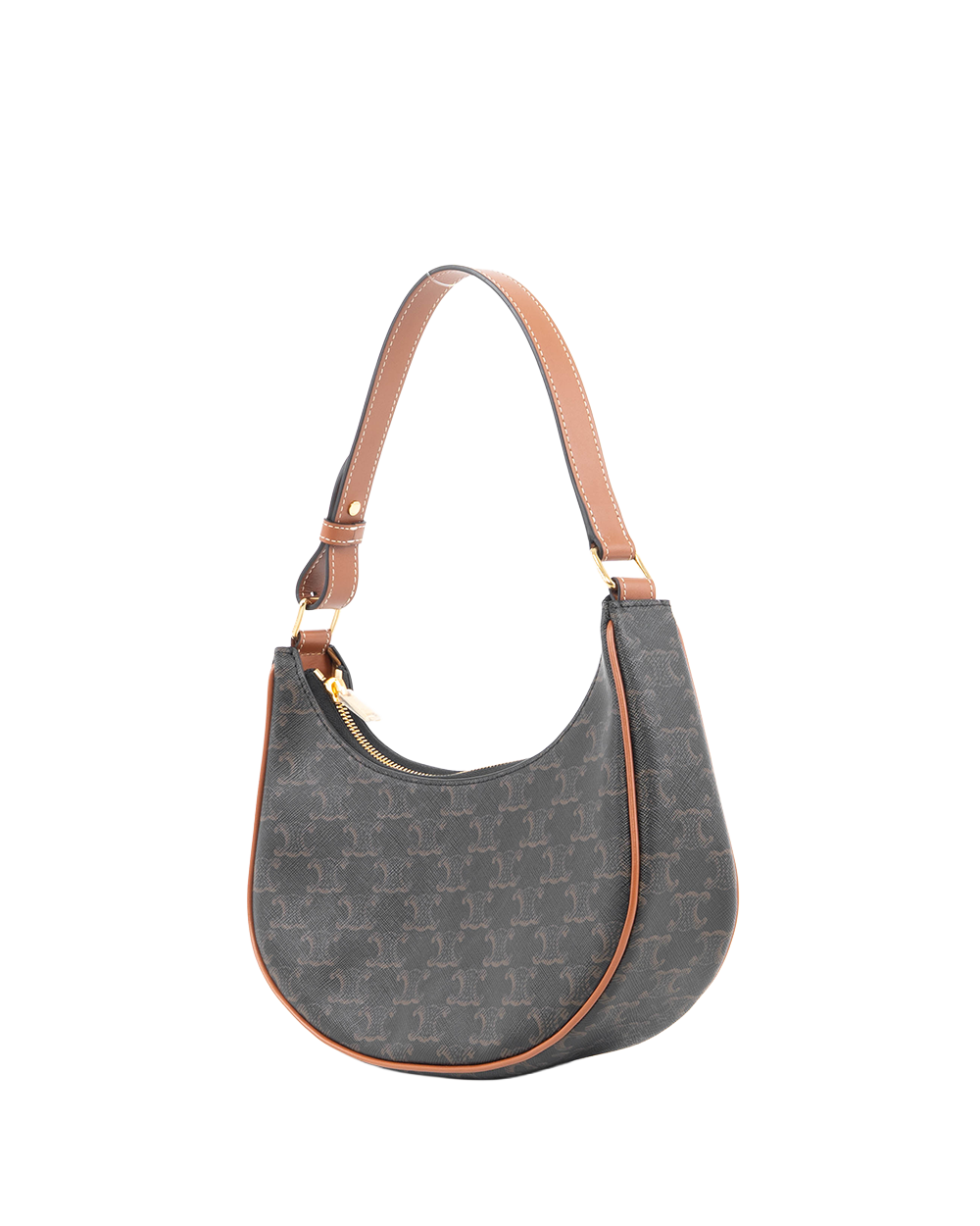 CELINE AVA MEDIUM BROWN CANVAS GHW S LM 4253 5434