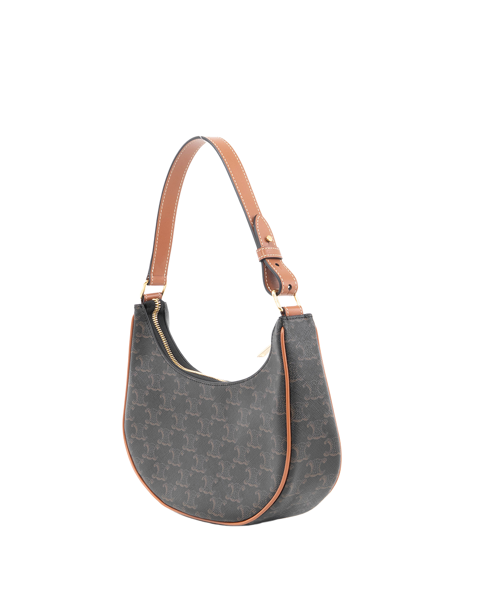 CELINE AVA MEDIUM BROWN CANVAS GHW S LM 4253 5435