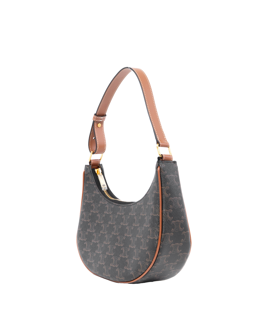 CELINE AVA MEDIUM BROWN TAN CANVAS GHW S LM 4291 0248