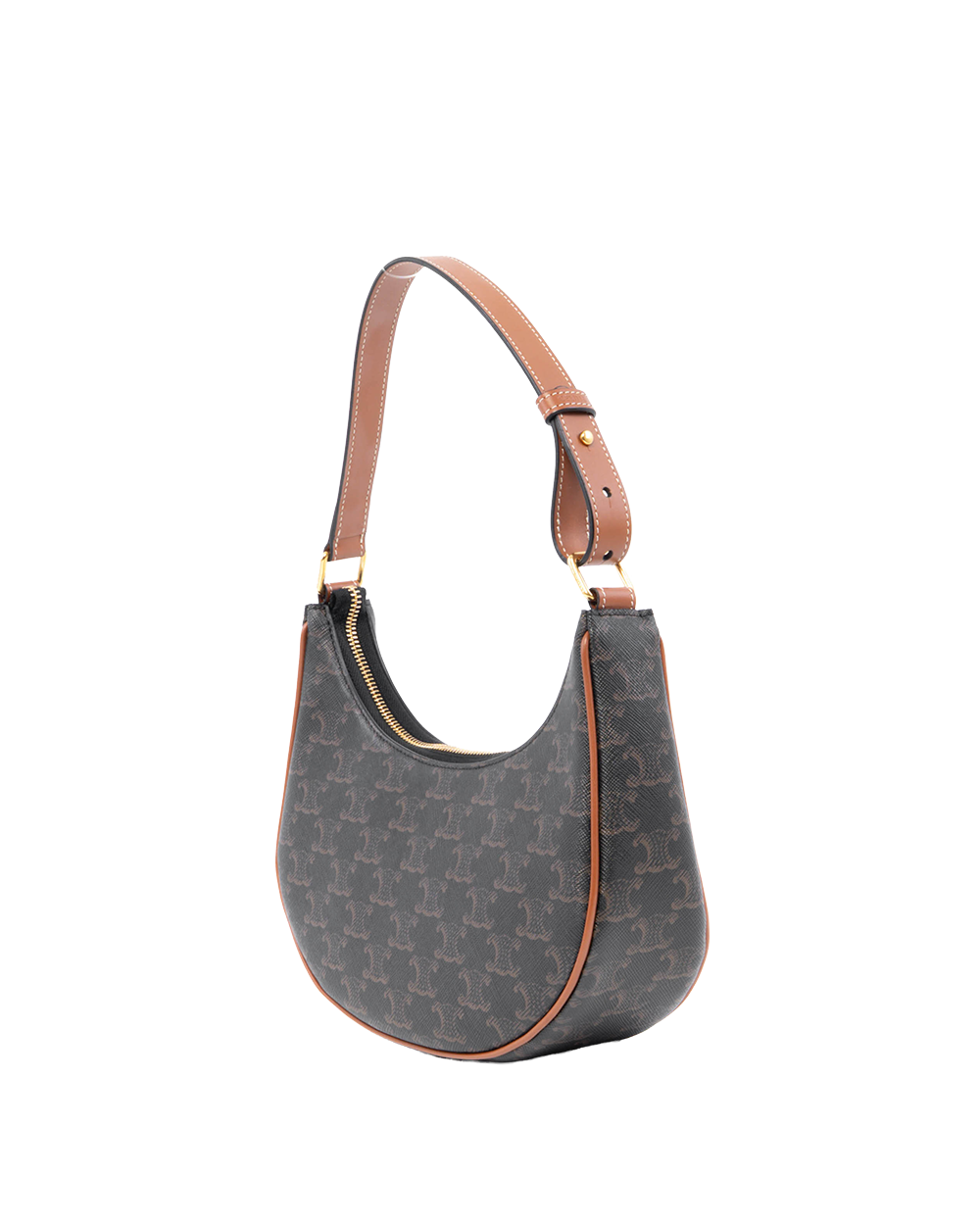 CELINE AVA MEDIUM BROWN TAN CANVAS GHW S LM 4291 0249