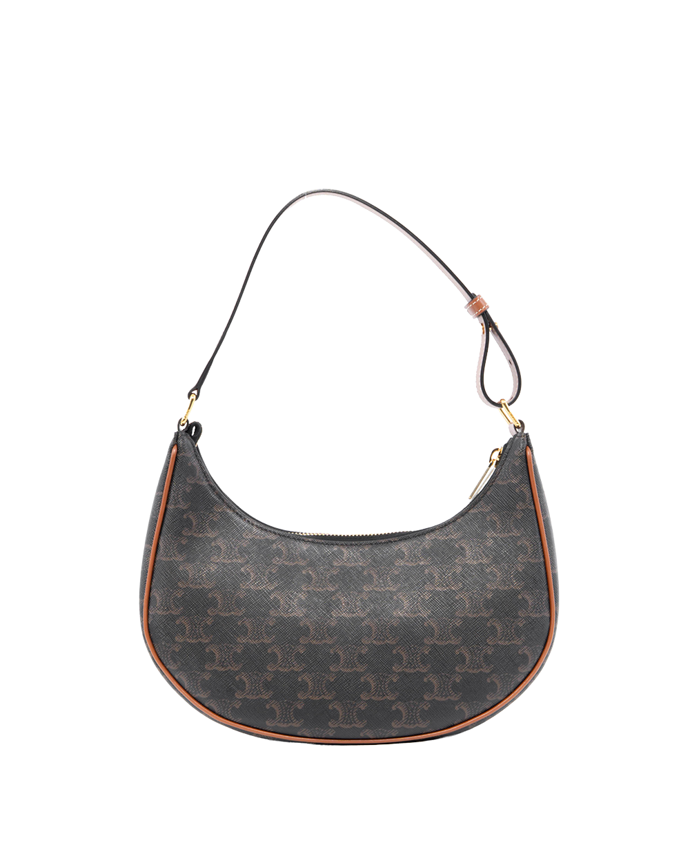 CELINE AVA MEDIUM BROWN TAN CANVAS GHW S LM 4291 0250