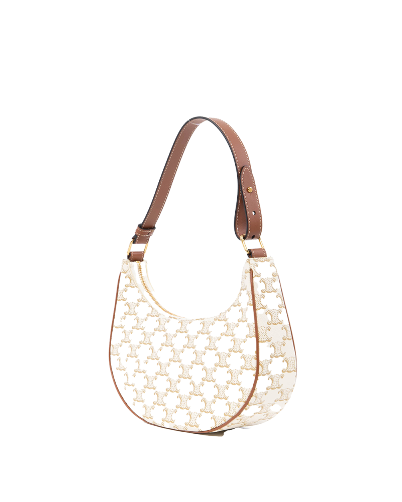 CELINE AVA MEDIUM WHITE CANVAS GHW S GA 4282 S AT 4222 0059