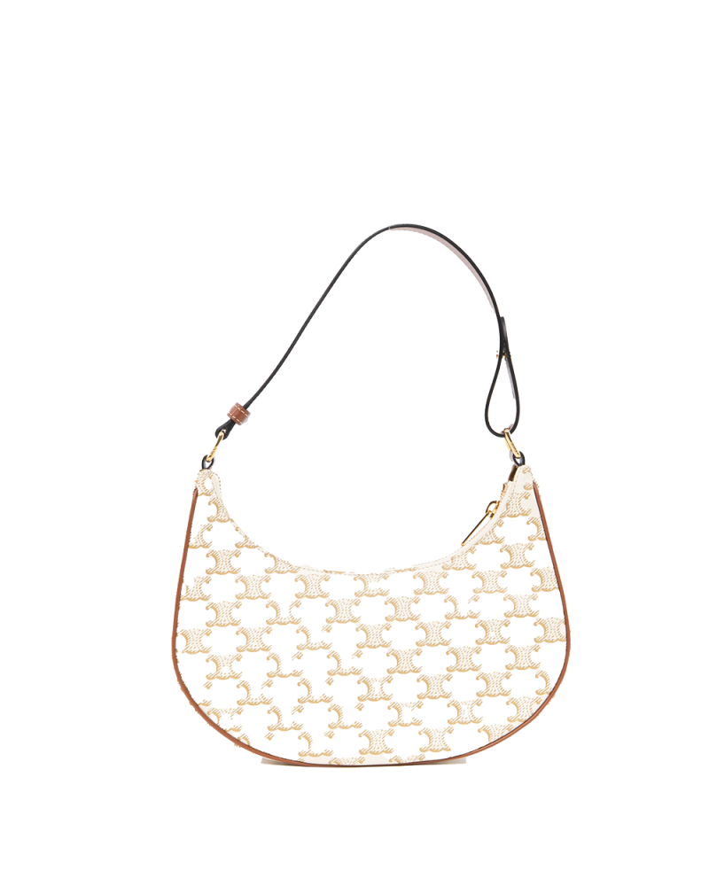 CELINE AVA MEDIUM WHITE CANVAS GHW S GA 4282 S AT 4222 0060