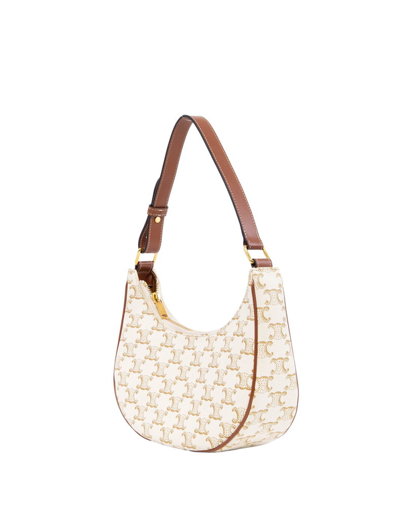 CELINE AVA MEDIUM WHITE CANVAS GHW W GA 3201 4113