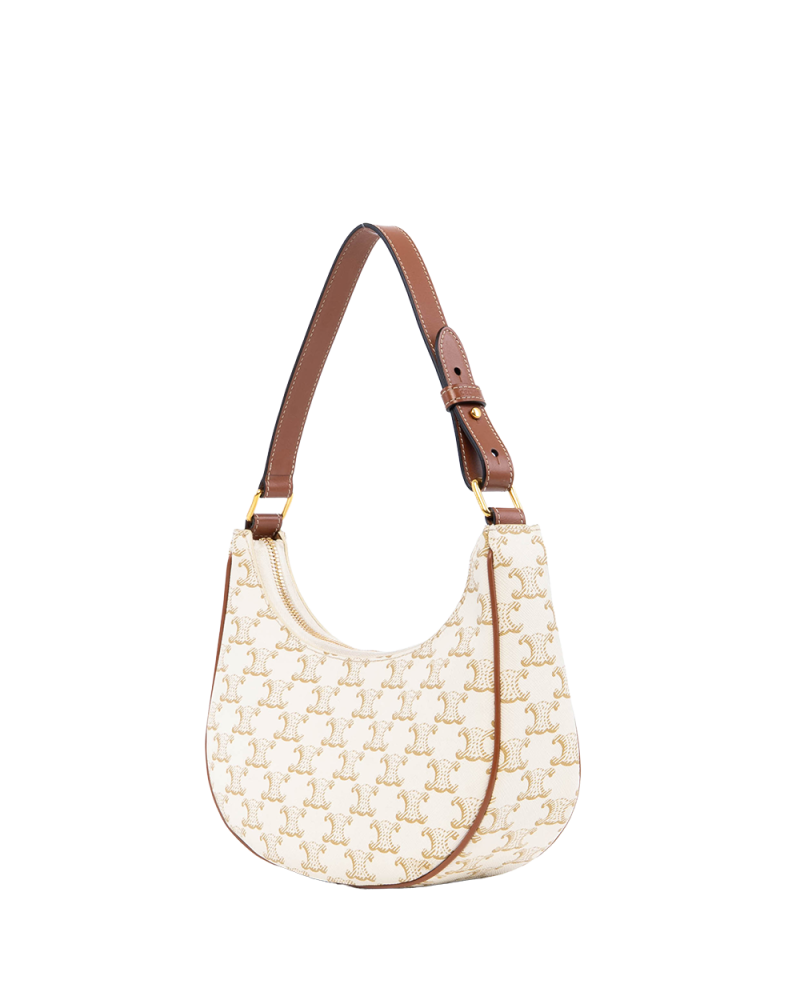 CELINE AVA MEDIUM WHITE CANVAS GHW W GA 3201 4114