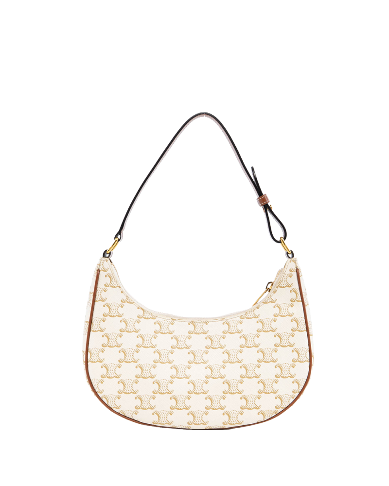CELINE AVA MEDIUM WHITE CANVAS GHW W GA 3201 4115