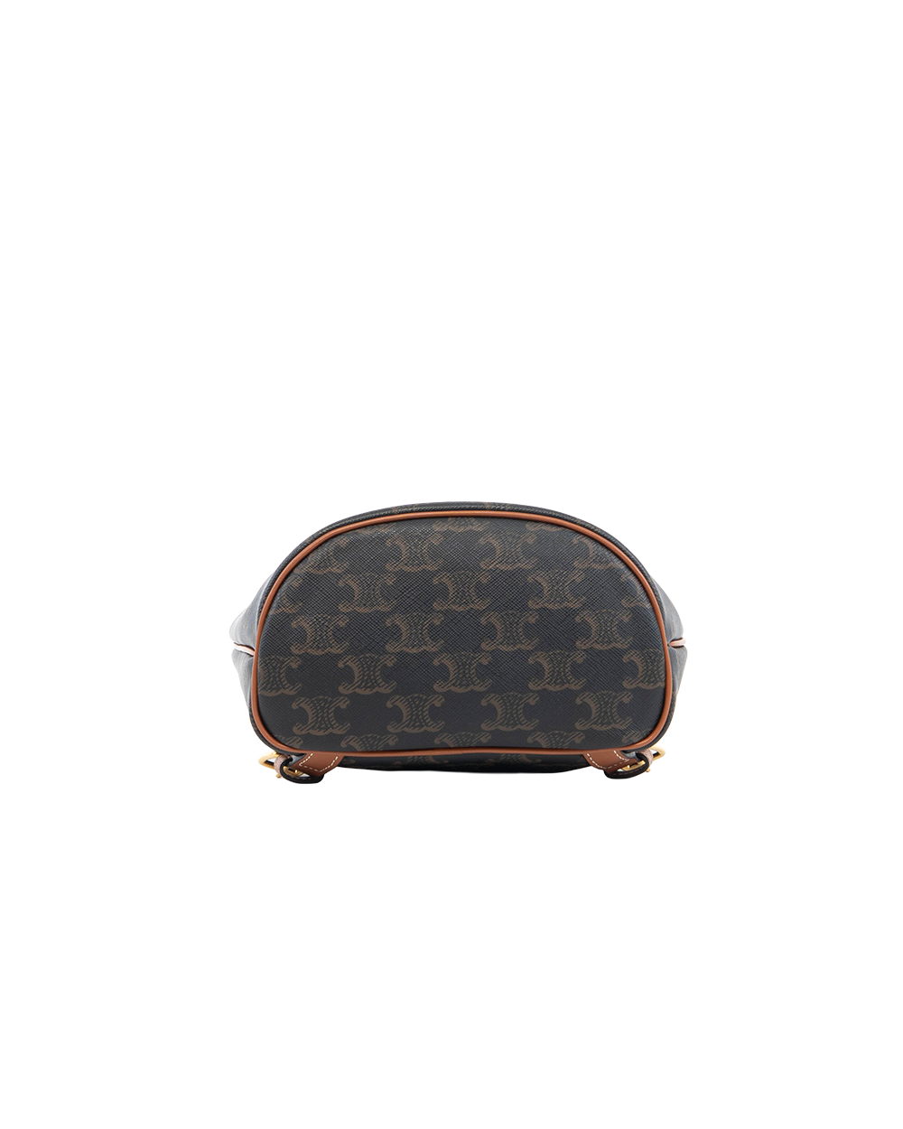 CELINE BACKPACK FOLCO MINI BROWN CANVAS GHW U SL 1214 U AT 1204 5284