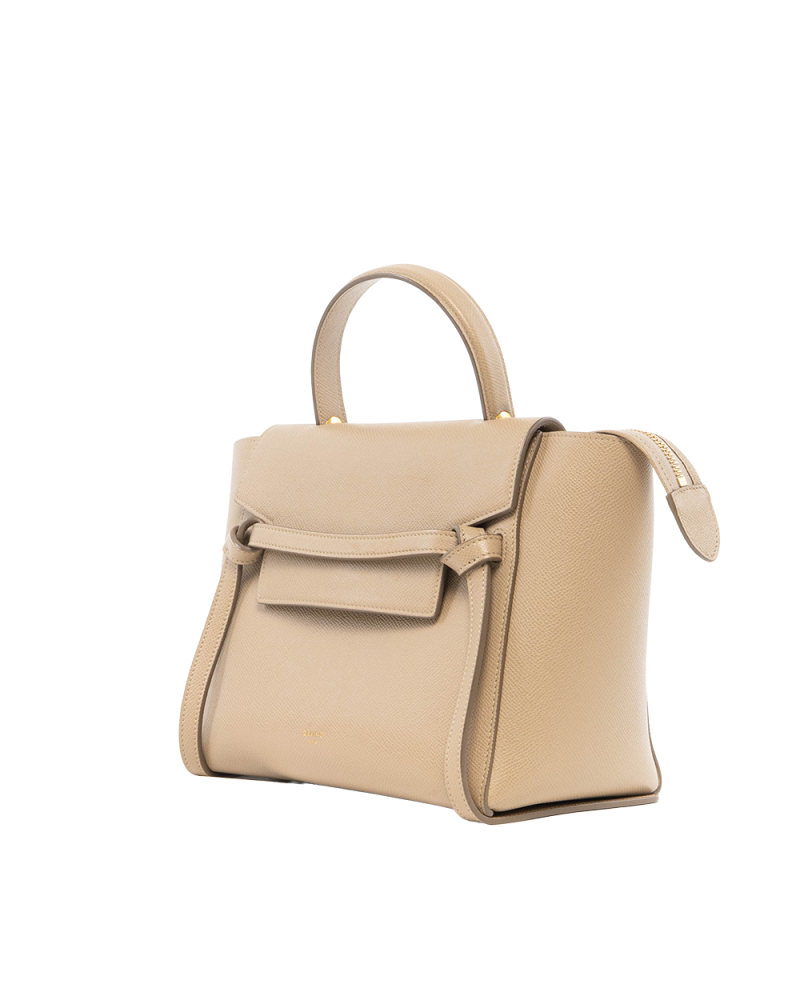 CELINE BELT BAG MICRO BEIGE CALF GHW S AT4127 S SL4147 8059