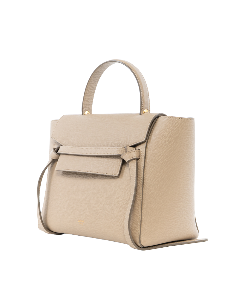 CELINE BELT BAG MICRO BEIGE CALF GHW W GA 2159 1078