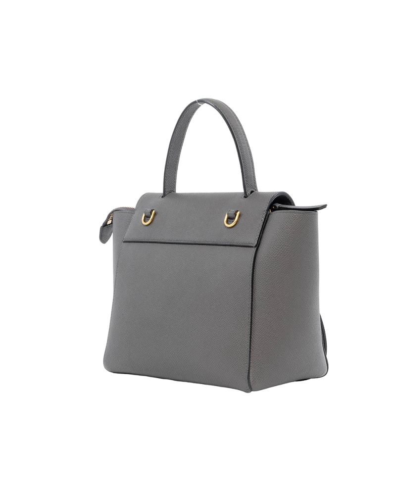 CELINE BELT BAG NANO GRAY CALF GHW S FB 419 01291