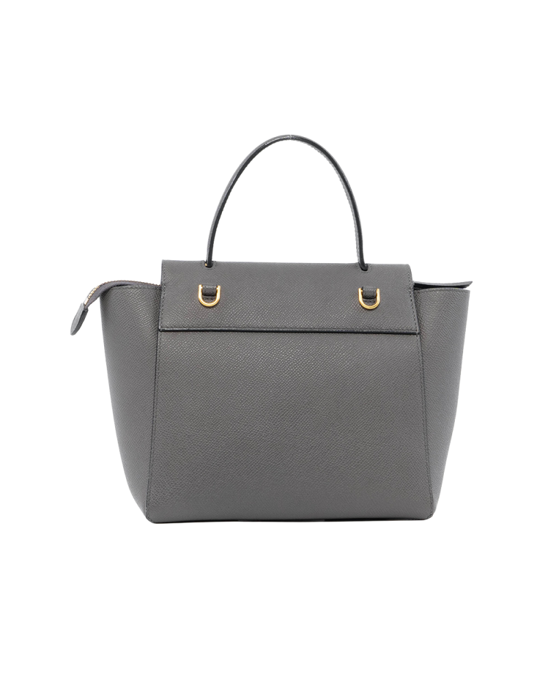 CELINE BELT BAG NANO GRAY CALF GHW S FB 419 01293