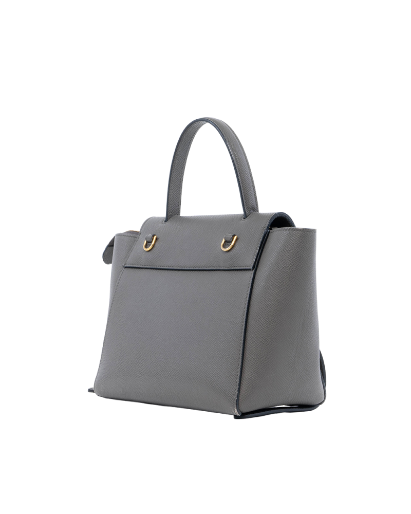 CELINE BELT BAG NANO GRAY CALF GHW U SL 0188 00504