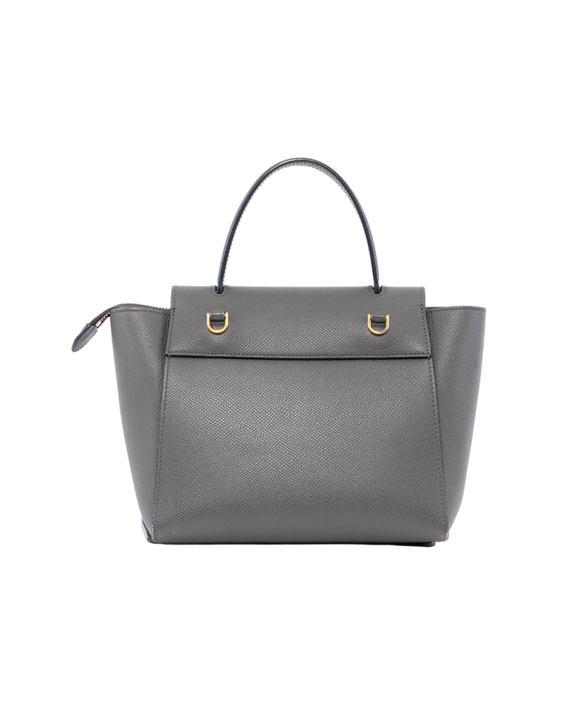 CELINE BELT BAG NANO GRAY CALF GHW U SL 0188 00505