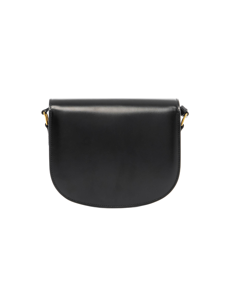 CELINE BESACE TEEN BLACK CALF GHW S CU 3222 5364