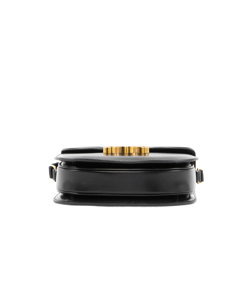 CELINE BESACE TEEN BLACK CALF GHW S CU 3222 5365