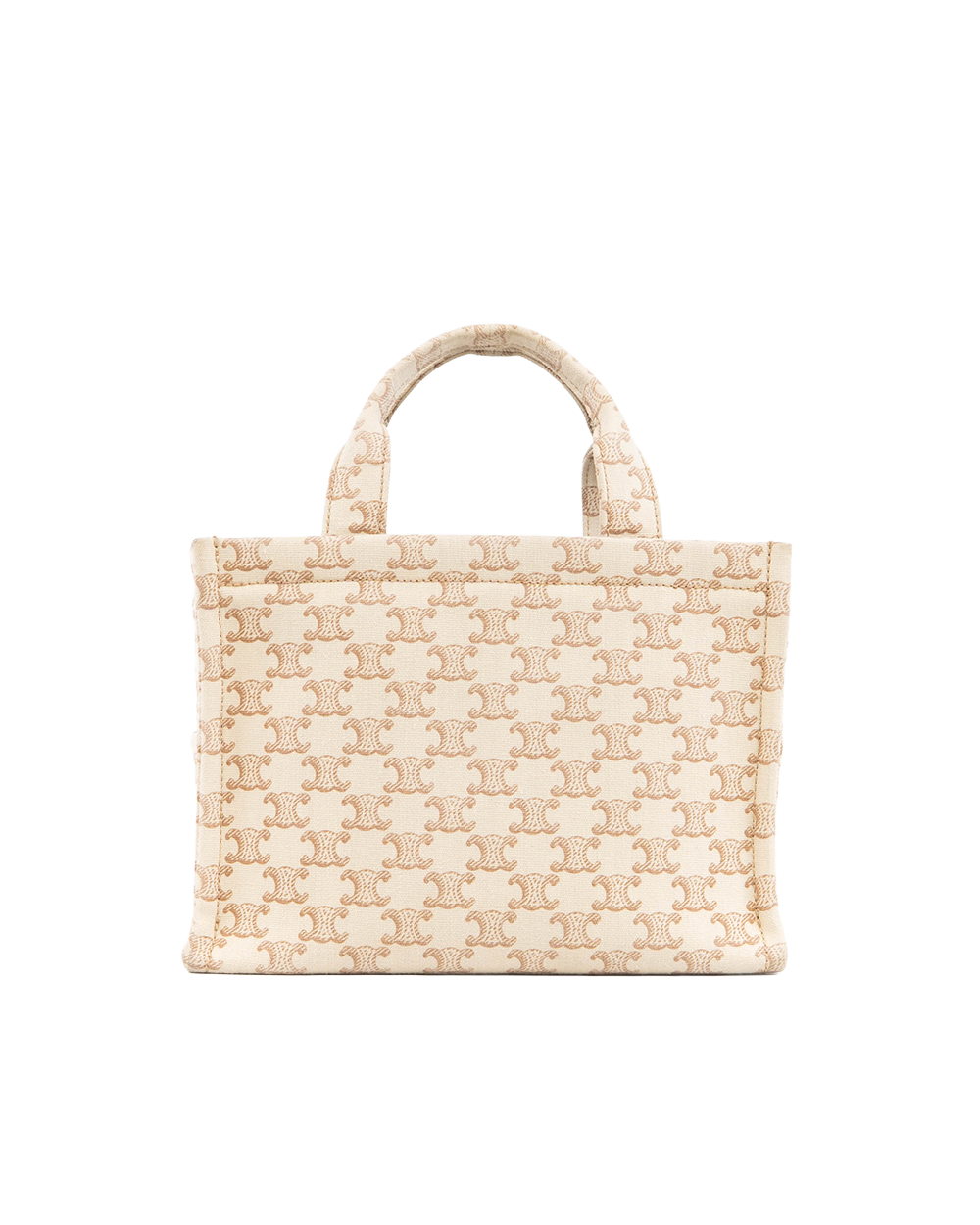 CELINE CABAS SMALL WHITE BEIGE DENIM GHW U SL 1244 5484