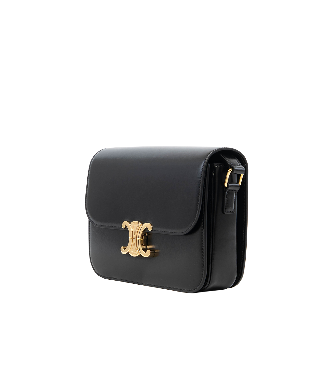 CELINE CLASSIQUE BLACK CALF GHW FGA 2253 7868