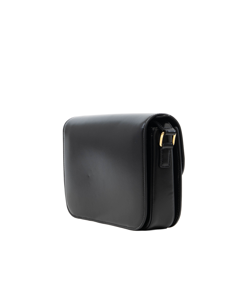 CELINE CLASSIQUE BLACK CALF GHW FGA 2253 7869