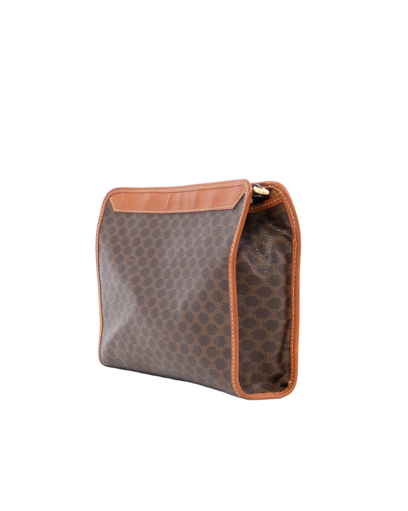 CELINE CLUTCH BROWN CALF GHW 0075