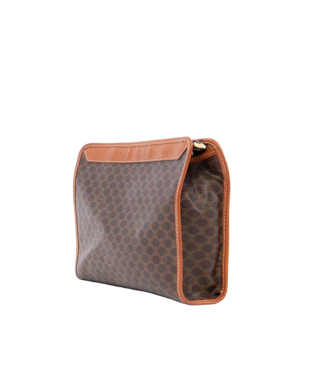 CELINE CLUTCH BROWN CALF GHW 0075