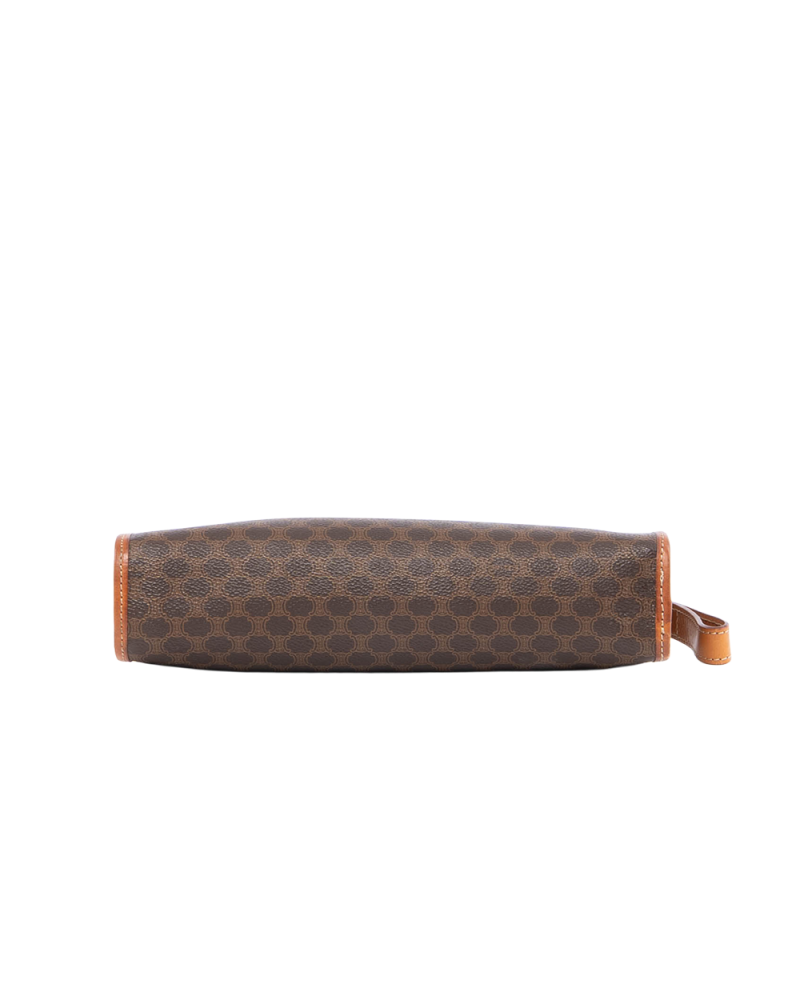 CELINE CLUTCH BROWN CALF GHW 0077