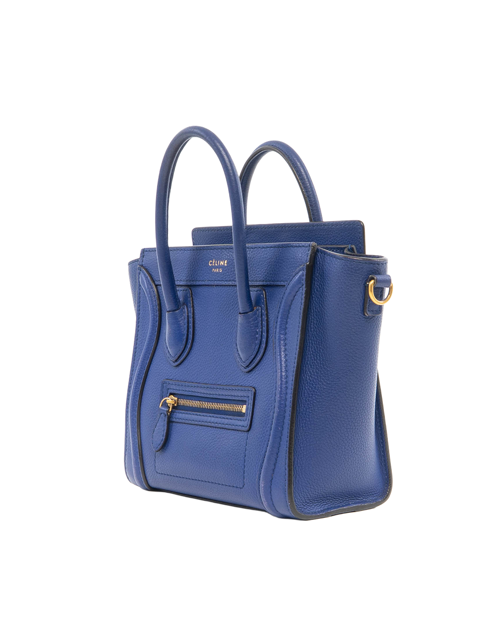 CELINE LUGGAGE BLUE CALF GHW S VP 1123 S CU 0124 0947